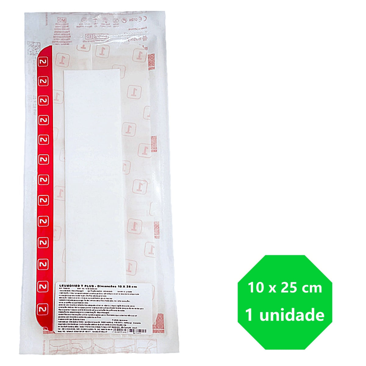 Curativo Filme Transparente Leukomed T Plus 72382-00003-04 10x25cm unidade
