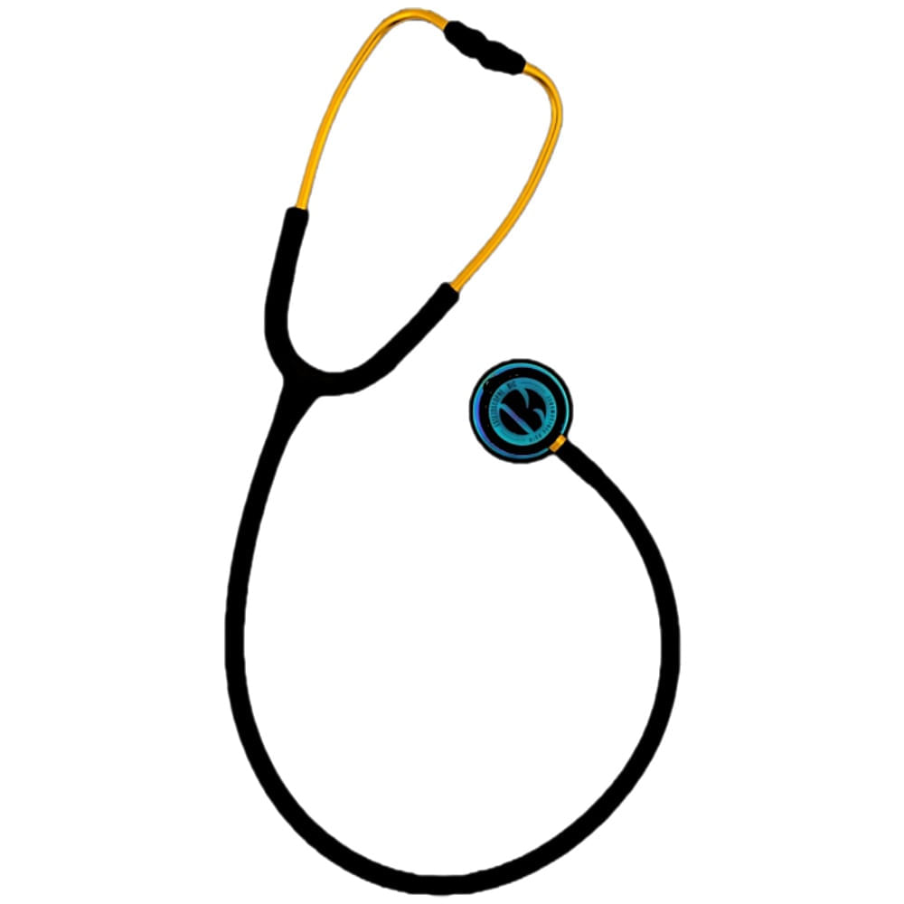 Estetoscópio Es1523 Duplo Inox Adulto E Pediátrico Bic Preto Rainbow