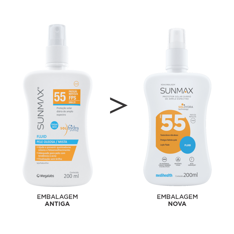 Fluid FPS 55 Sunmax  Protetor Solar 200ml