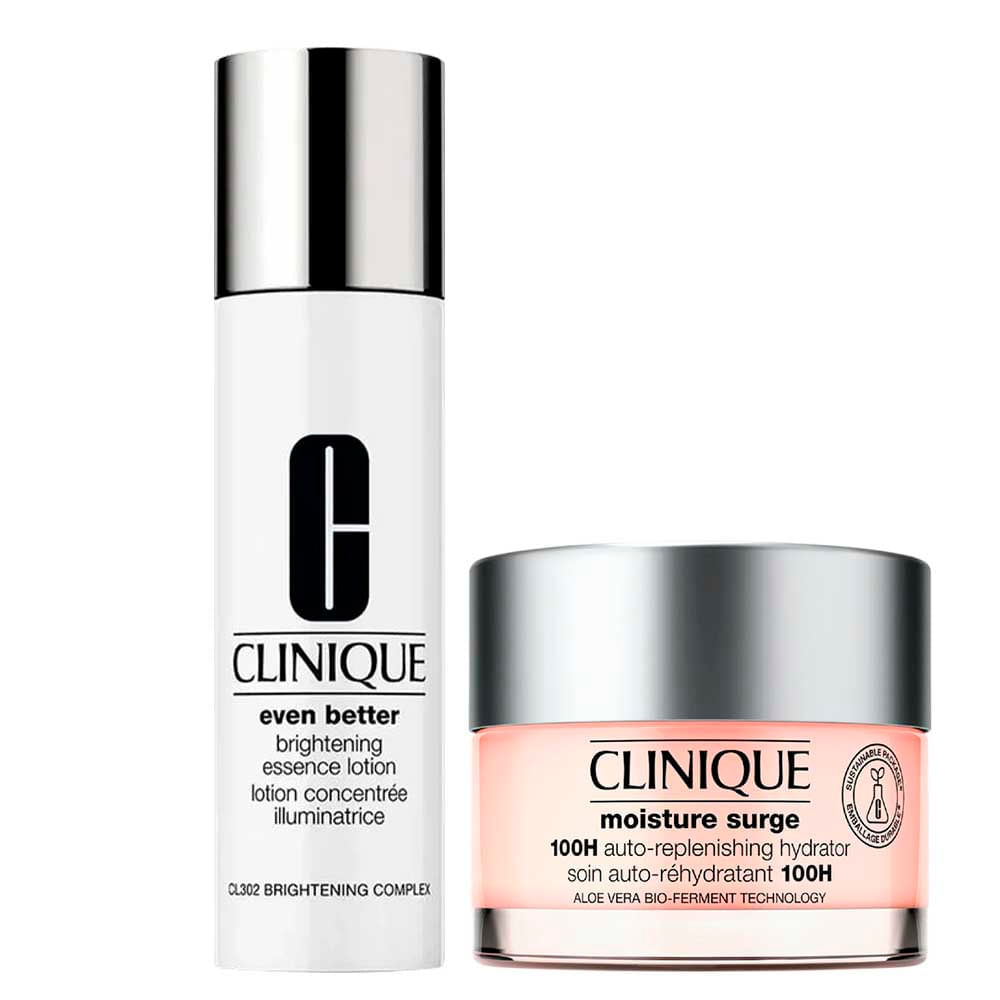 Kit Loção Facial Even Better Brightening + Hidratante Facial em Gel Moisture Surge Clinique