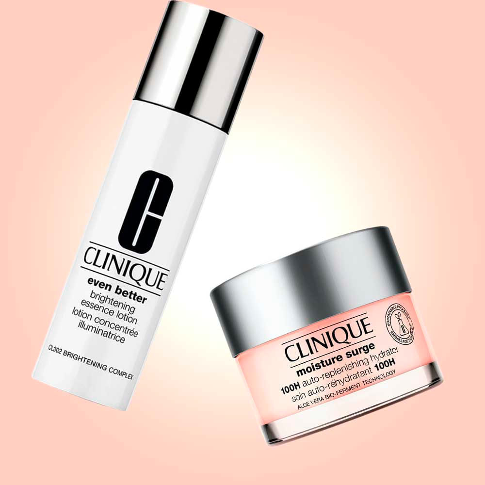 Kit Loção Facial Even Better Brightening + Hidratante Facial em Gel Moisture Surge Clinique