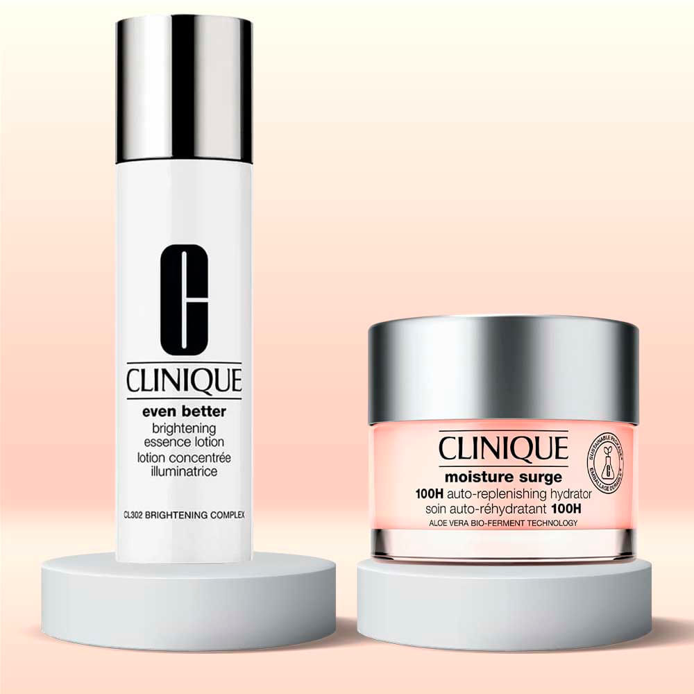 Kit Loção Facial Even Better Brightening + Hidratante Facial em Gel Moisture Surge Clinique
