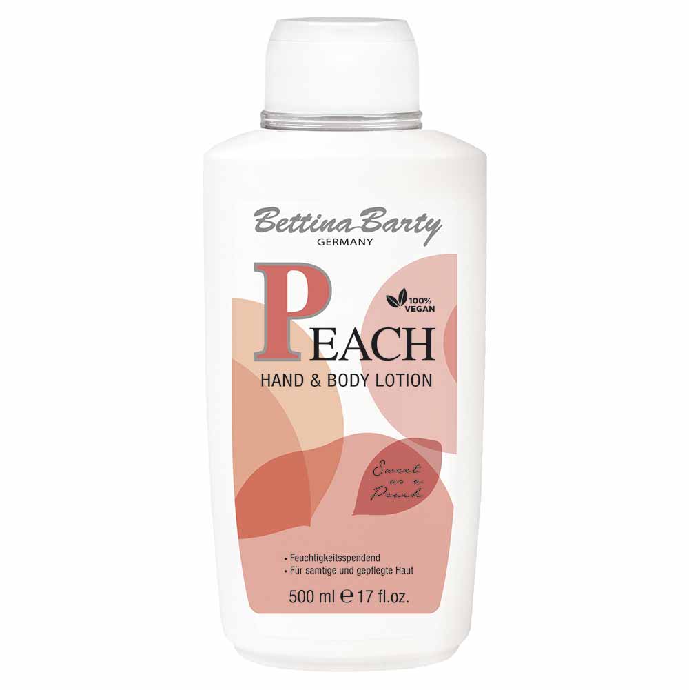 Loção Hidratante para Mãos e Corpo Bettina Barty Pêssego 500ml