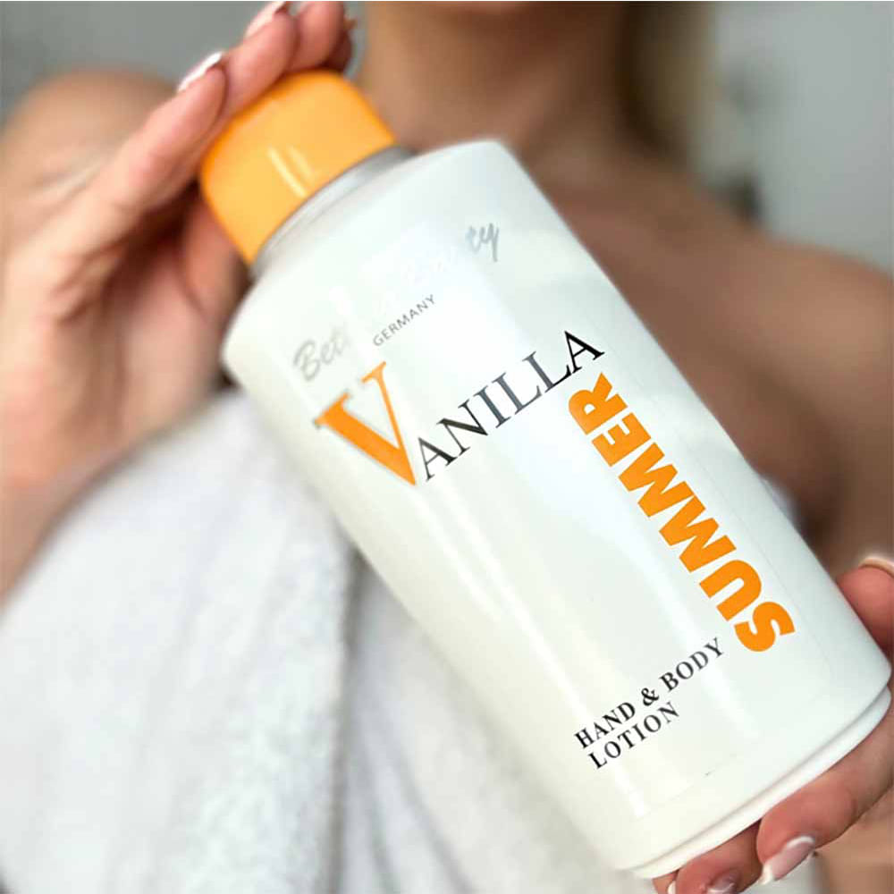 Loção Hidratante para Mãos e Corpo Bettina Barty Summer Baunilha 500ml