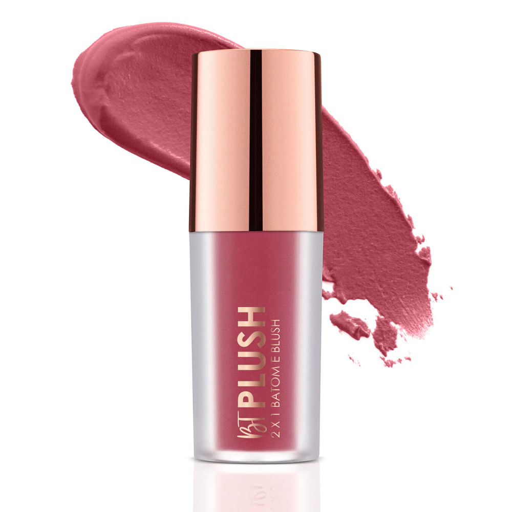 Batom E Blush Bt Plush Bruna Tavares Cor Bela