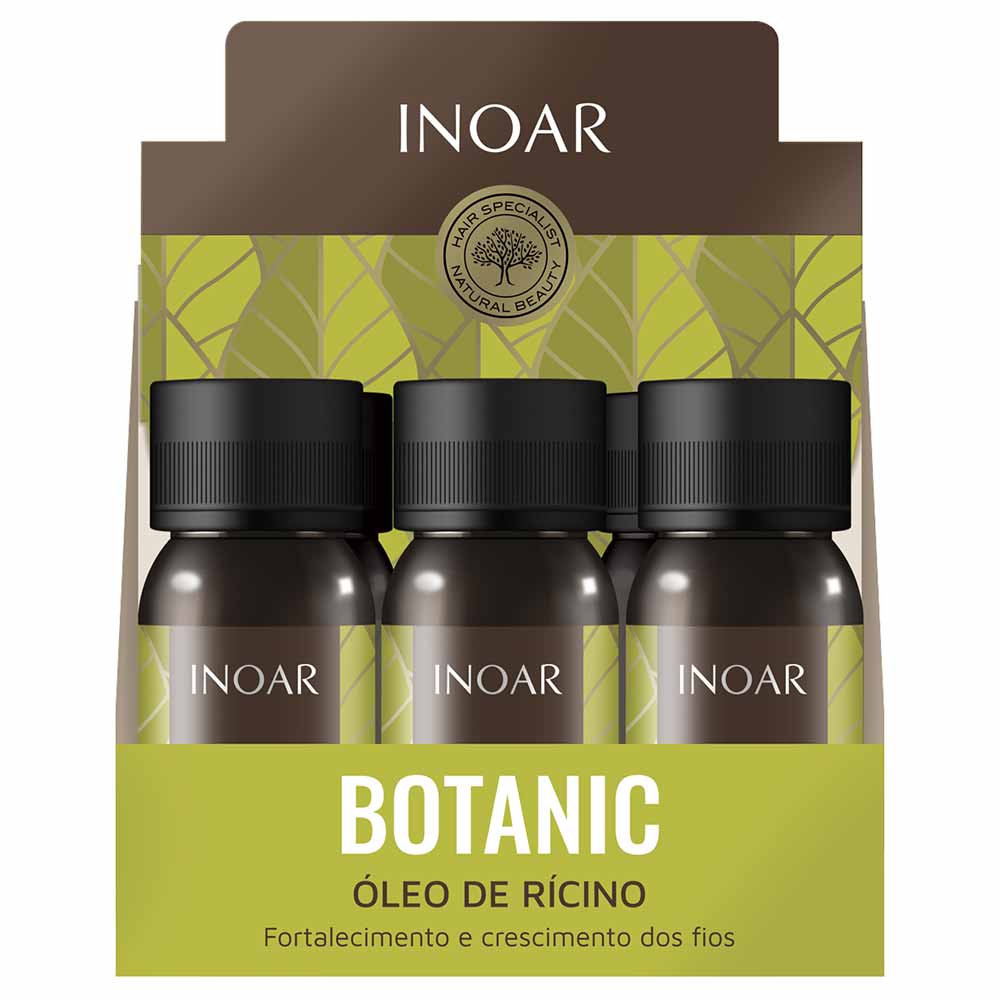 Kit Óleo Botanic Display Inoar 6 Unidades