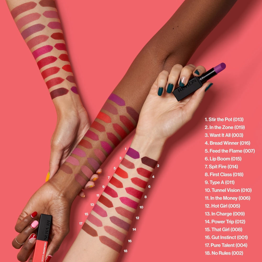Batom Revlon ColorStay Suede Ink Cor Bread Winner