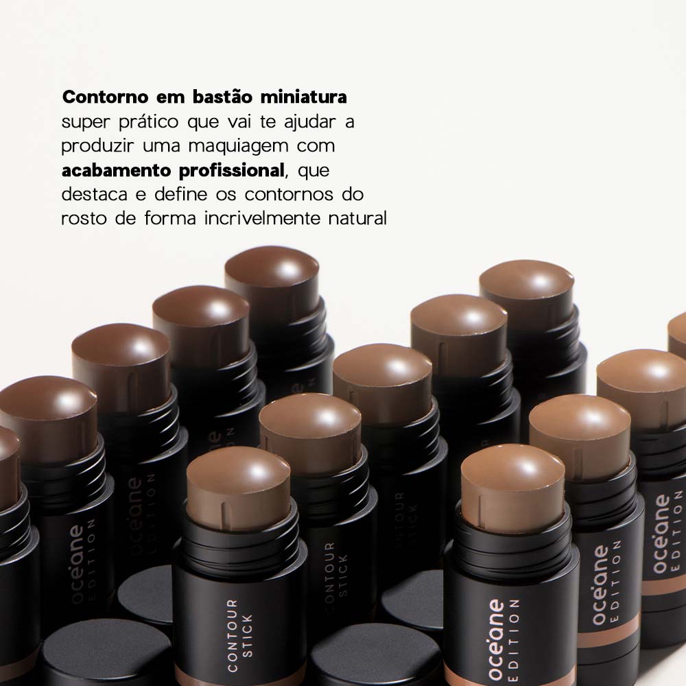 Contorno Edition Mini Contour Stick Océane Tom Marrom Escuro