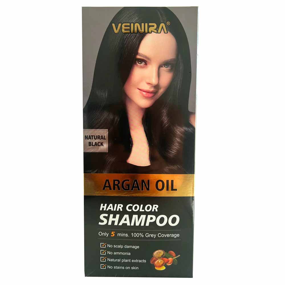 Shampoo Tonalizante Veinira Hair Tom Preto