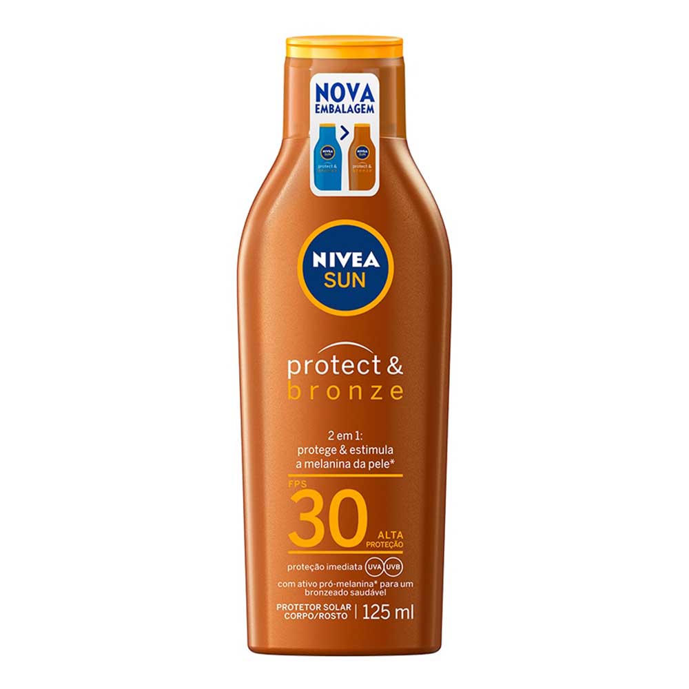 Protetor Solar Sun Protect e Bronze FPS30  NIVEA 125ml