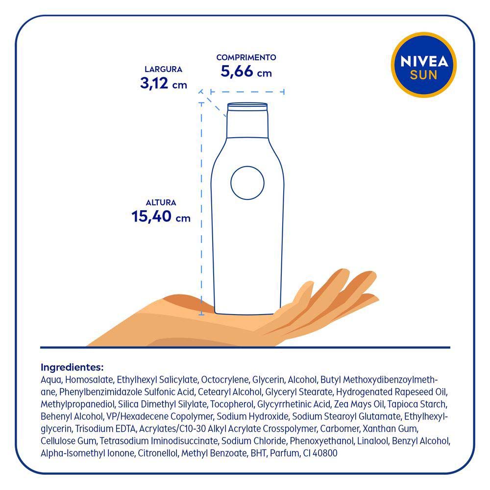 Protetor Solar Sun Protect e Bronze FPS30  NIVEA 125ml