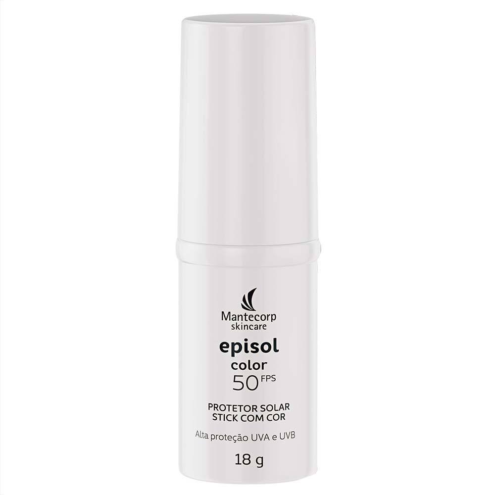 Protetor Solar com Cor Médio Escuro FPS50 Episol Color Stick Mantecorp Skincare 18g