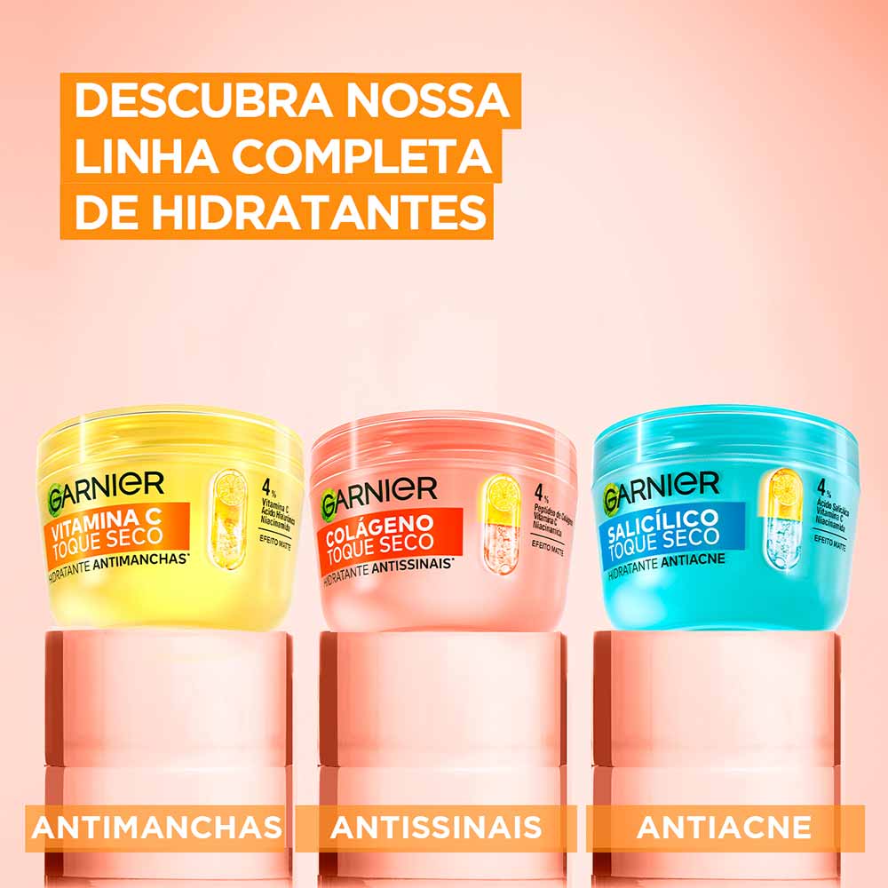Hidratante Facial Antissinais Colágeno Toque Seco Garnier Skin 85g
