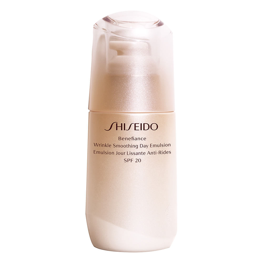 Emulsão Antirrugas  Benefiance Wrinkle Smoothing Day Emulsion Shiseido 75ml