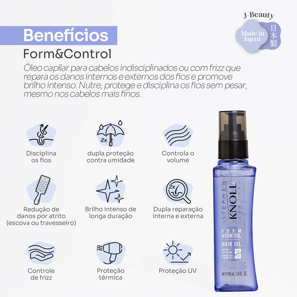 Form & Control Hair Oil Stephen Knoll 100ml