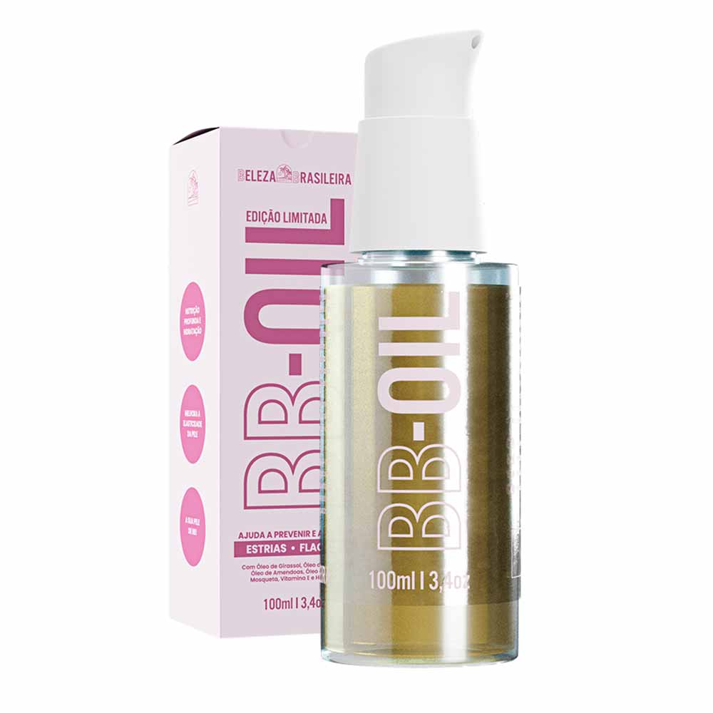 Óleo Corporal Antiestrias Beleza Brasileira BB-Oil 100ml