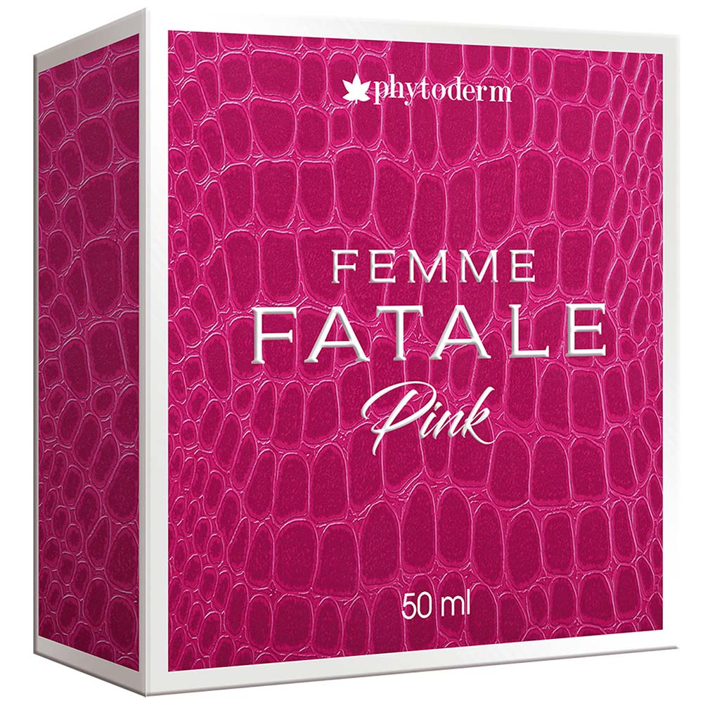 Perfume Feminino Deo Colônia  Femme Fatale Pink  Phytoderm 50ml