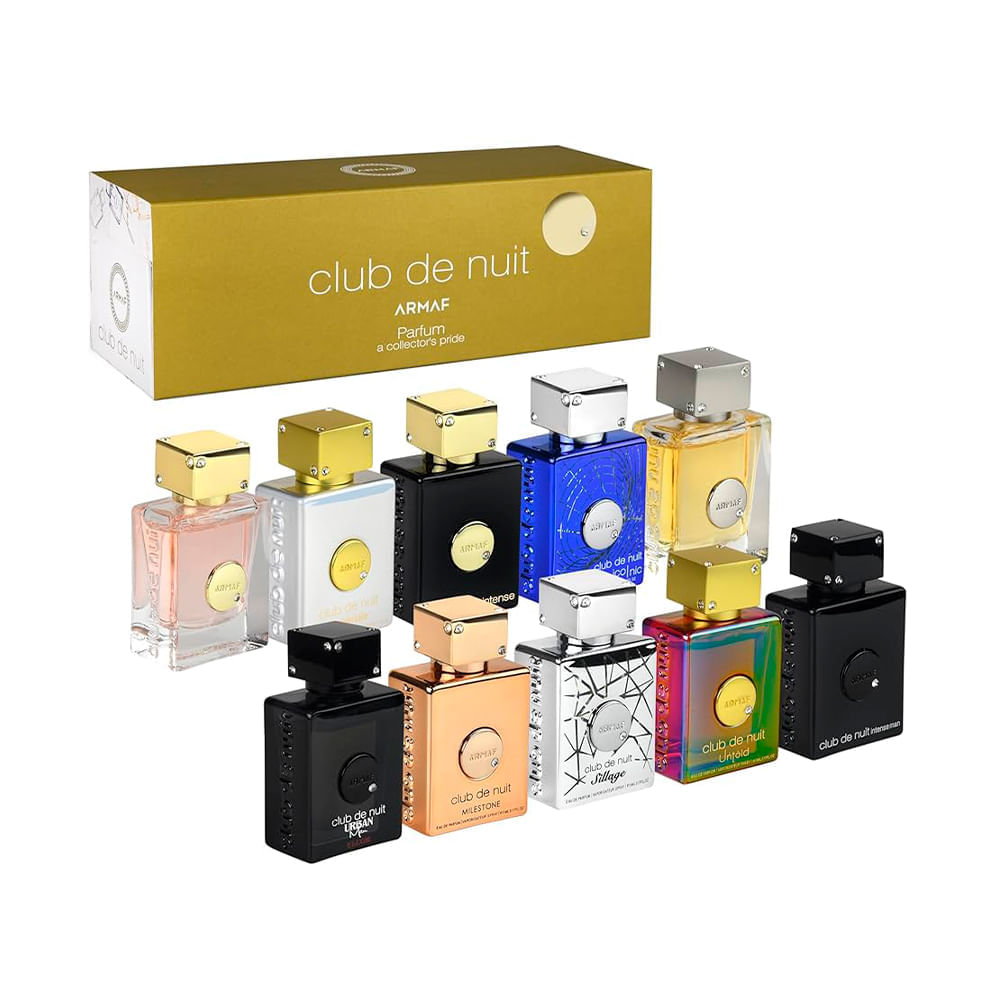 Kit Perfume Unissex Armaf Club de Nuit  Mini 10 Unidades 5ml