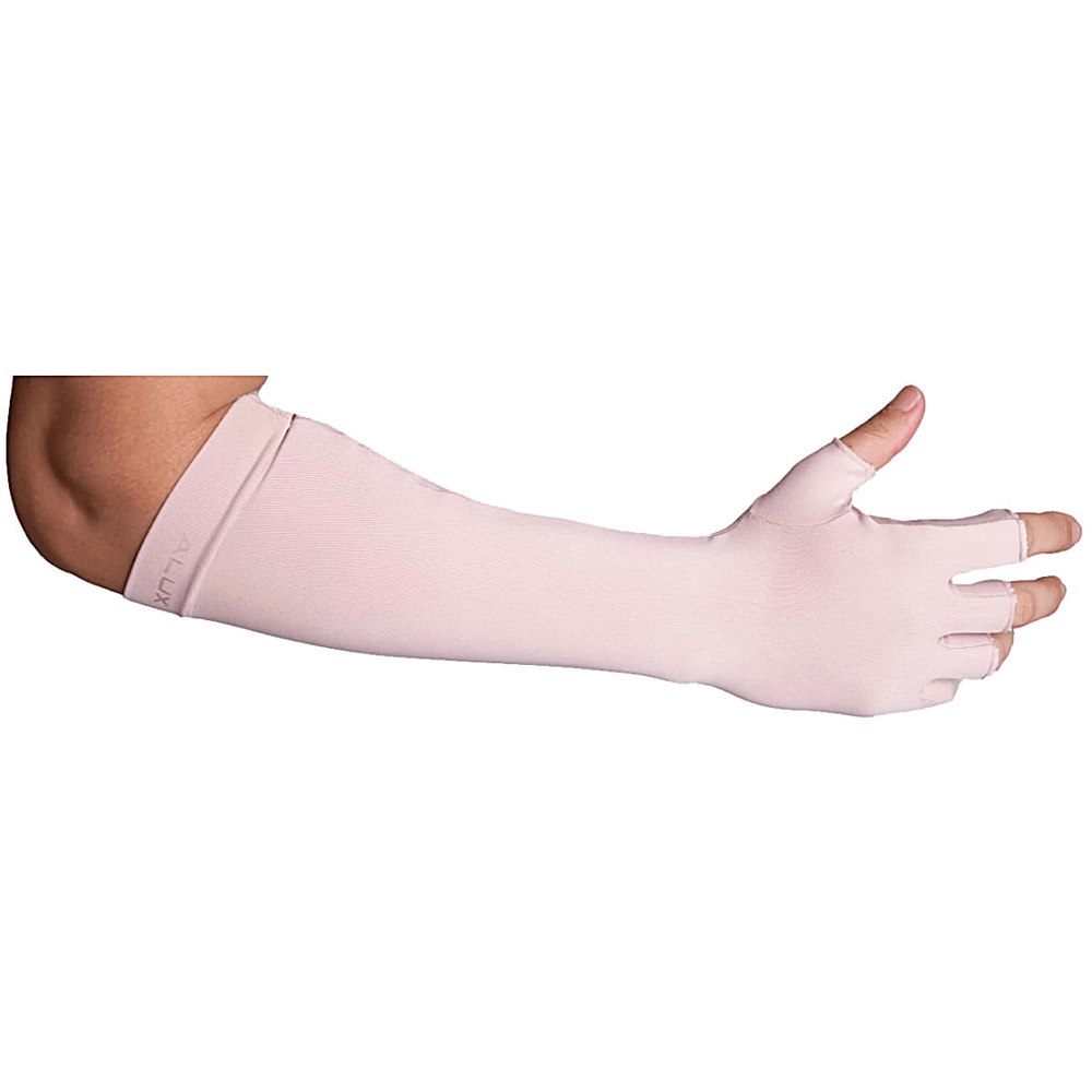 Luva Com Proteção Solar Longa Cor Nude Alux Tam M Par