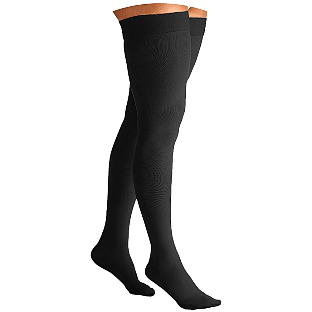 Meia 7/8 Essencial Conforto Sigvaris 15-20mmhg Preta Fechada P2