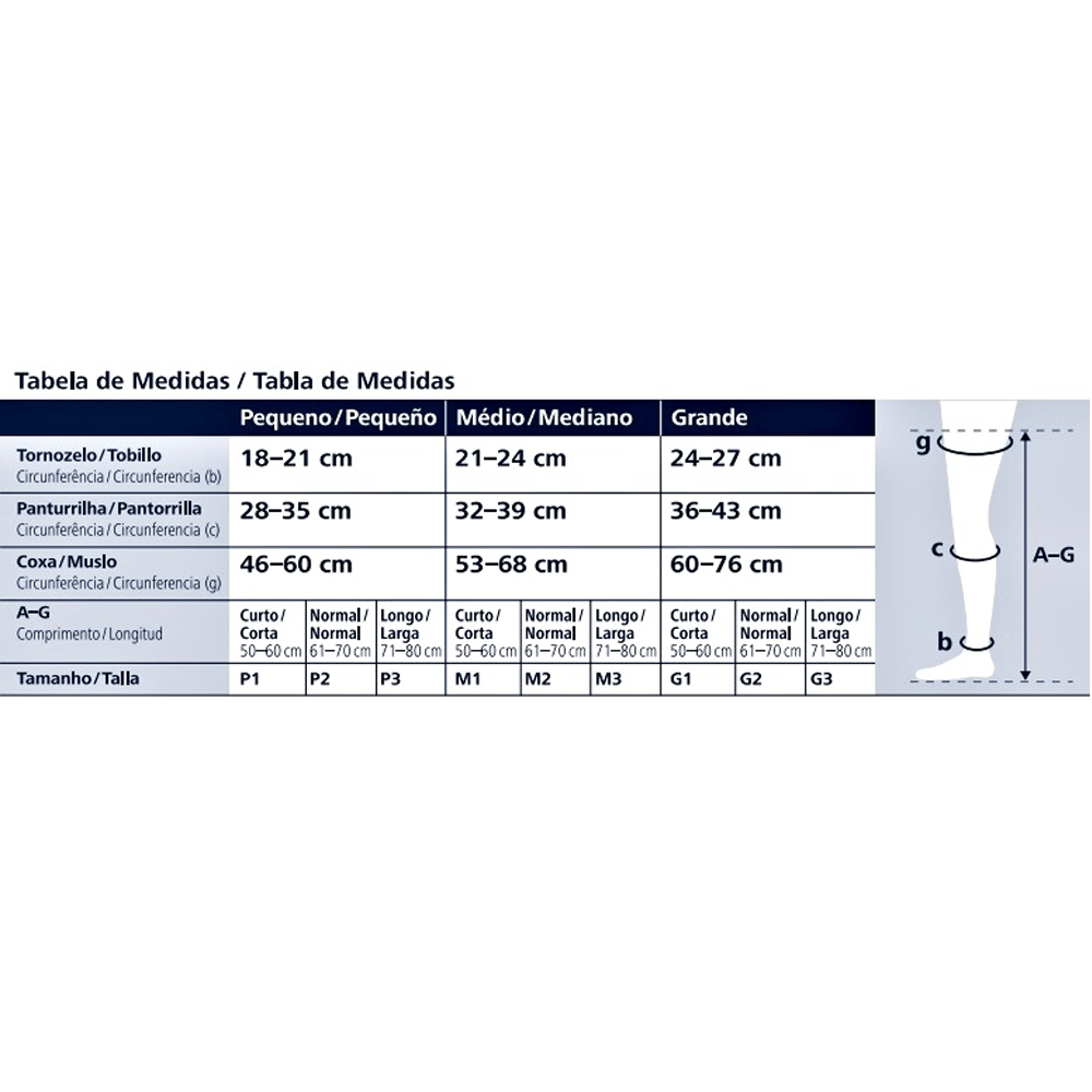 Meia 7/8 Select Comfort Premium 20-30mmHg Aberta Chocolate M2
