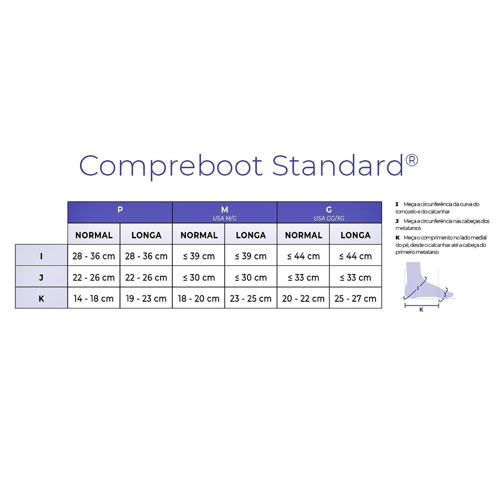Compreboot Sistema Compressivo Inelástico Sigvaris P3 unidade