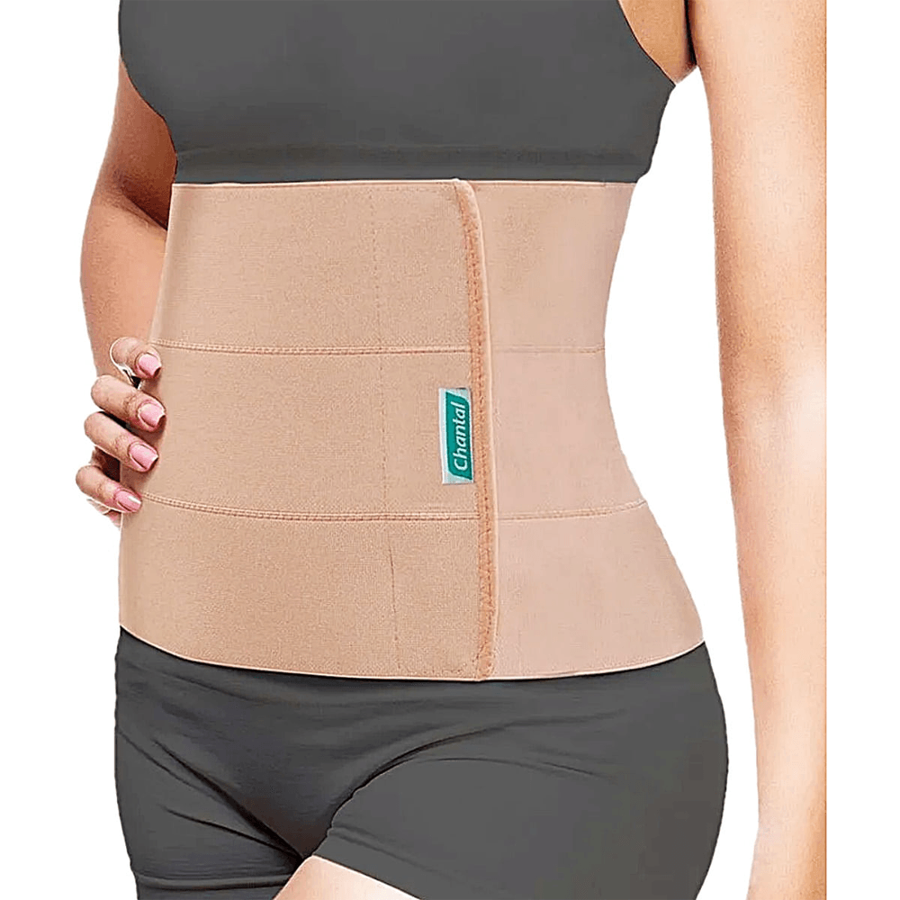 Faixa Elástica Abdominal Chantal Três Painéis Tam Exgg