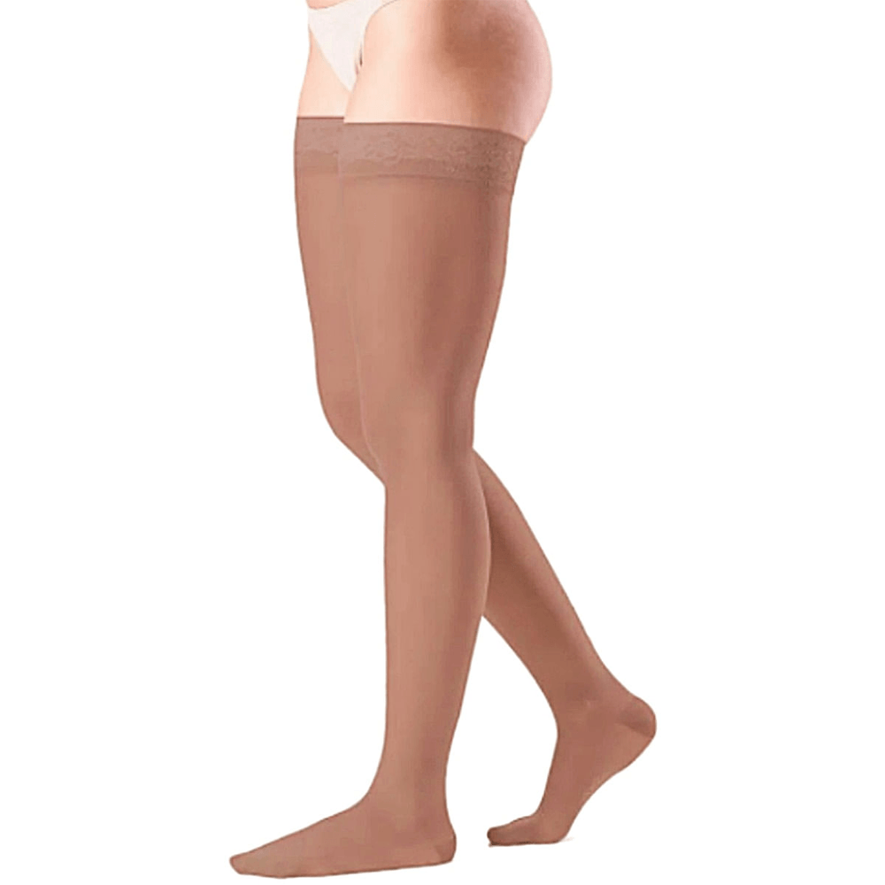 Meia 7/8 Ever Sheer 20-30 Mmhg Fechada Vanilla Tam M2