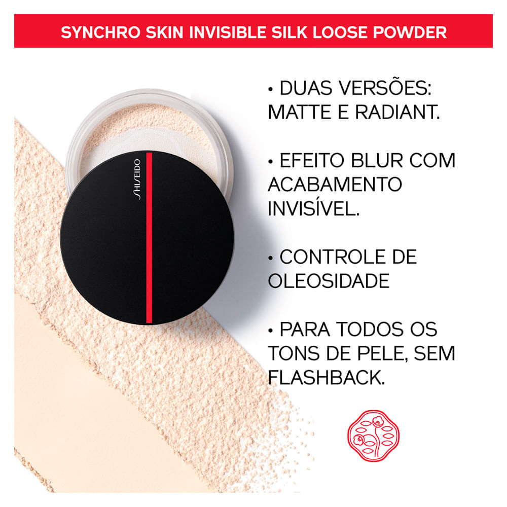 Pó Solto Translucido Synchro Skin Invisible Silk Loose Powder Matte Shiseido