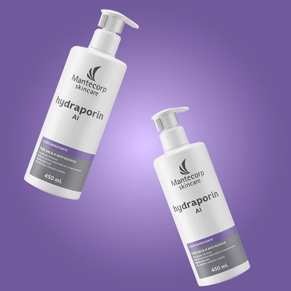 Hidratante Intensivo Corporal Hydraporin AI Mantecorp Skincare 450g 2 Unidades