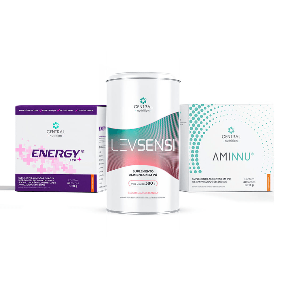Protocolo Gerenciamento De Peso E Performance Levsensi + Aminnu Limão + Energy Atp Limão