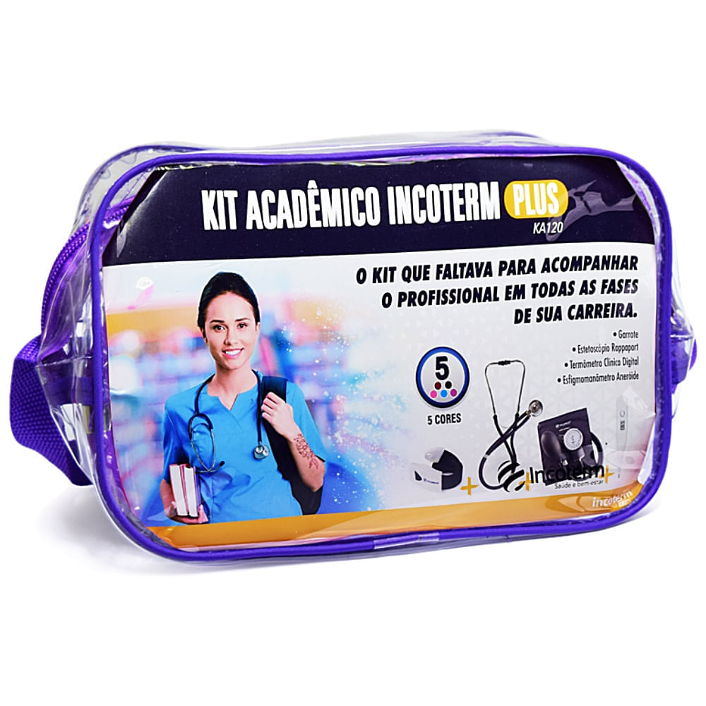 Kit Acadêmico Plus Incoterm KA120 Lilás