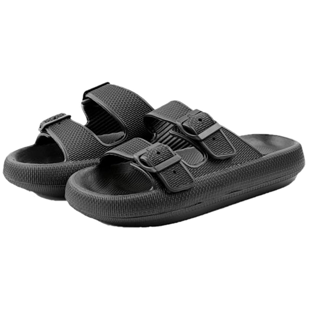 Sandália Ortopédica Fly Feet Nuvem City Ortho Pauher Preta 34/35