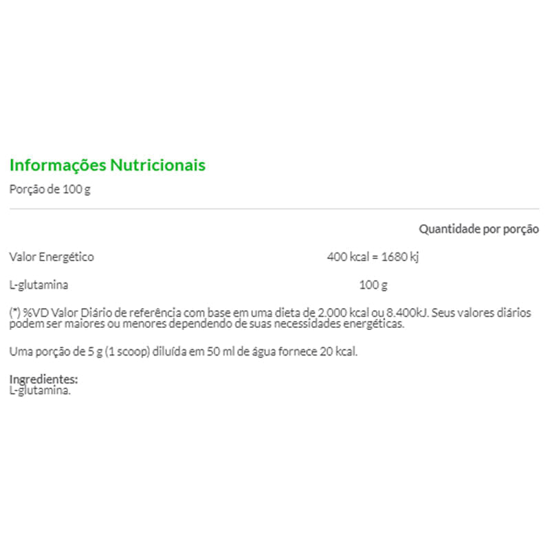 Glutamine Integralmedica Natural 300G