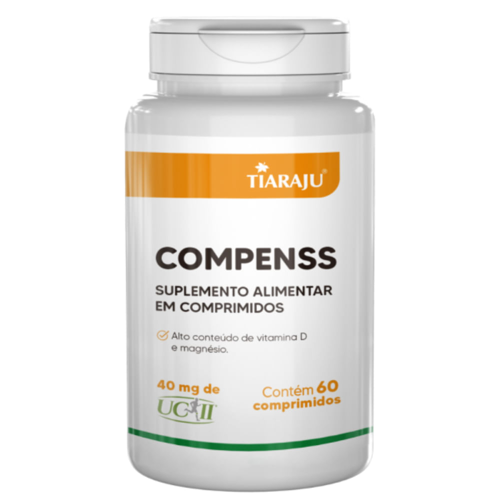 Suplemento Alimentar Compenss 40mg Tiaraju 60 Cápsulas