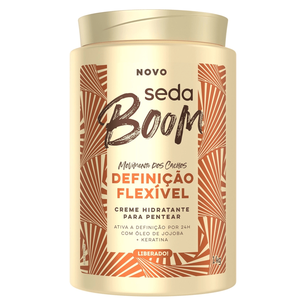 Creme De Pentear Seda Boom Definição Flexível 1kg