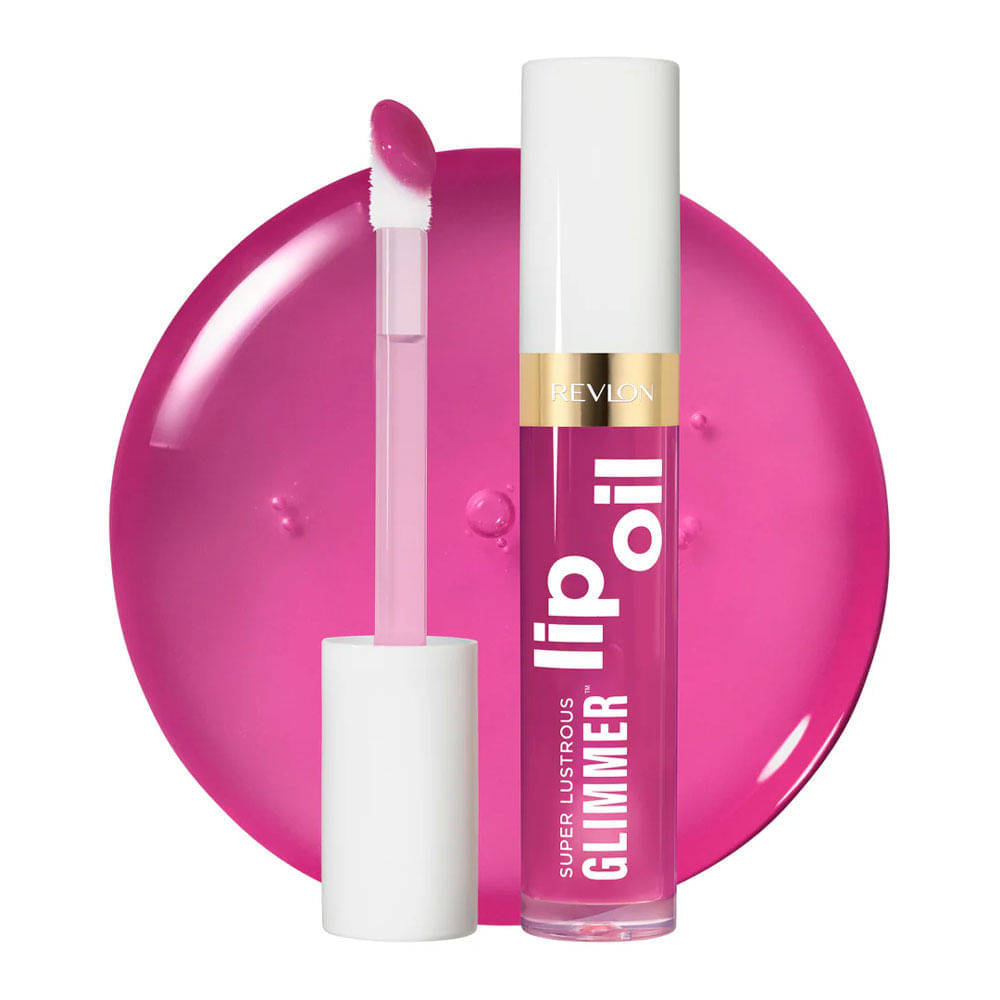 Óleo Labial Revlon Super Lustrous Glimmer Cor Plum Pop