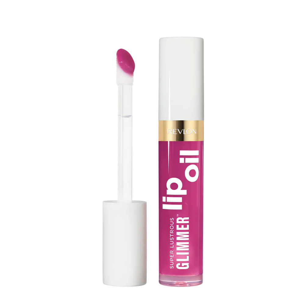 Óleo Labial Revlon Super Lustrous Glimmer Cor Plum Pop