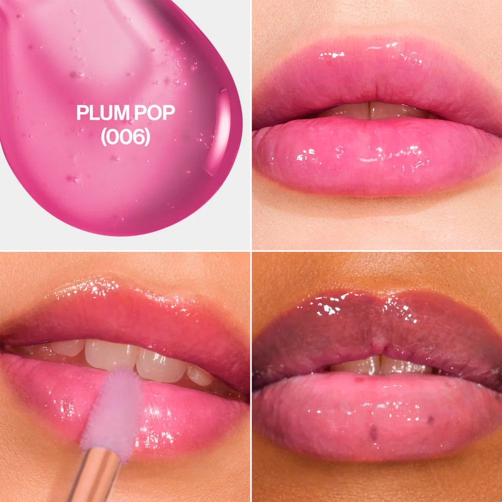 Óleo Labial Revlon Super Lustrous Glimmer Cor Plum Pop