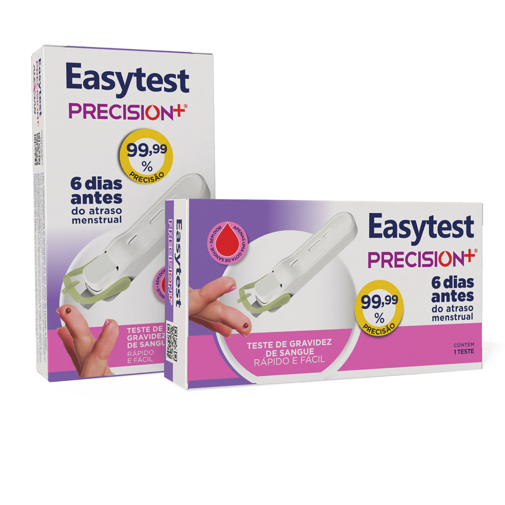 Teste de Gravidez com Uma Gota de Sangue Easytest Precision 1 Unidade