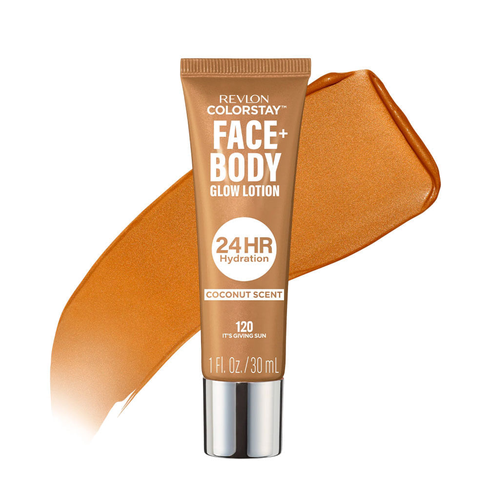 Iluminador Revlon ColorStay Face + Body Glow Lotion 30ml Cor It's Giving Sun 120