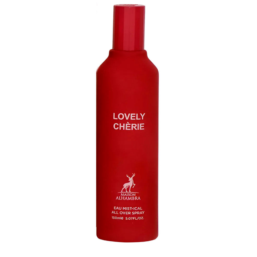 Perfume All Over Spray Feminino Lovely Cherie Eau Mist-Ical Maison Alhambra 150ml
