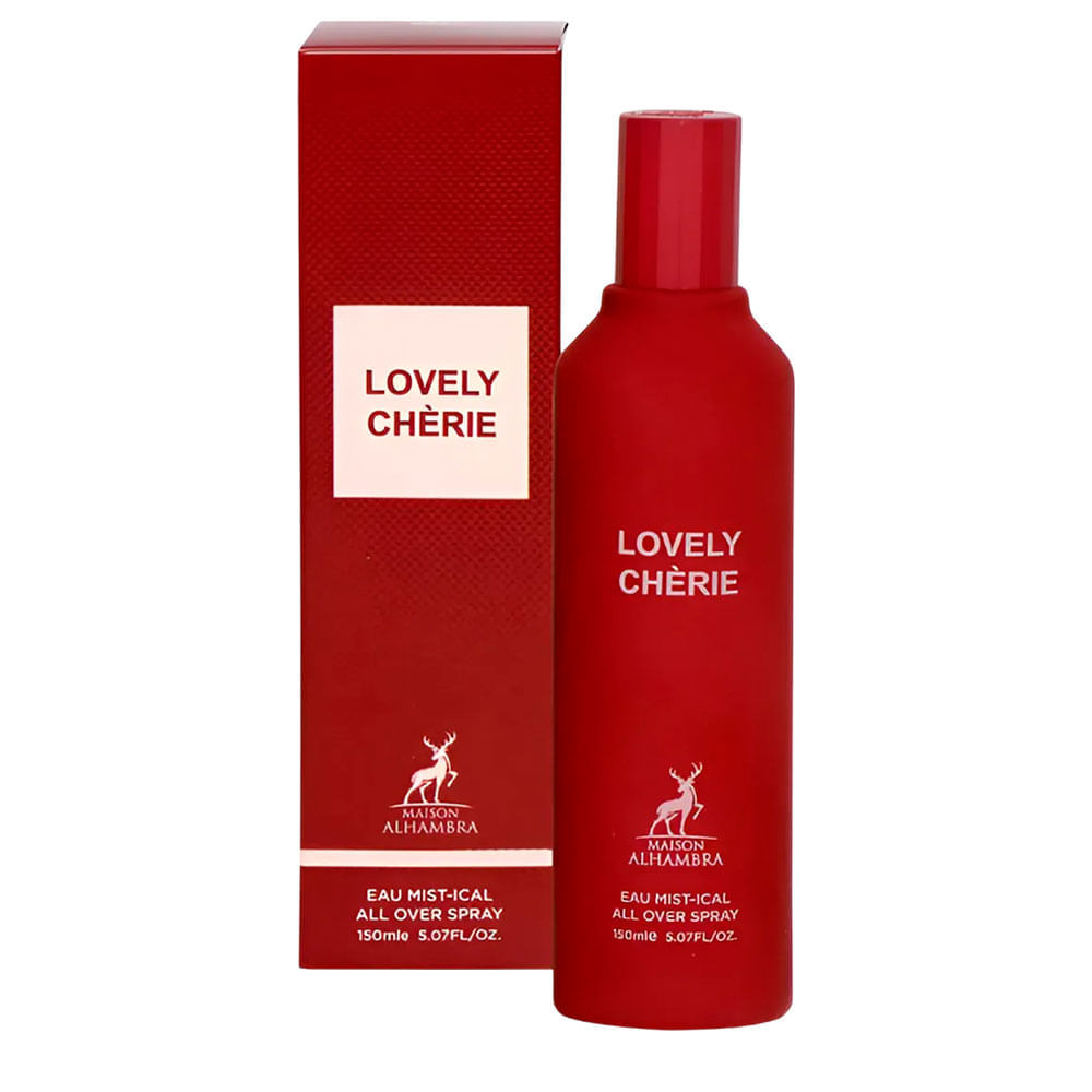 Perfume All Over Spray Feminino Lovely Cherie Eau Mist-Ical Maison Alhambra 150ml