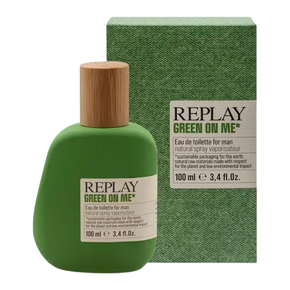 Perfume Masculino Green On Me Eau de Toilette Replay 100ml