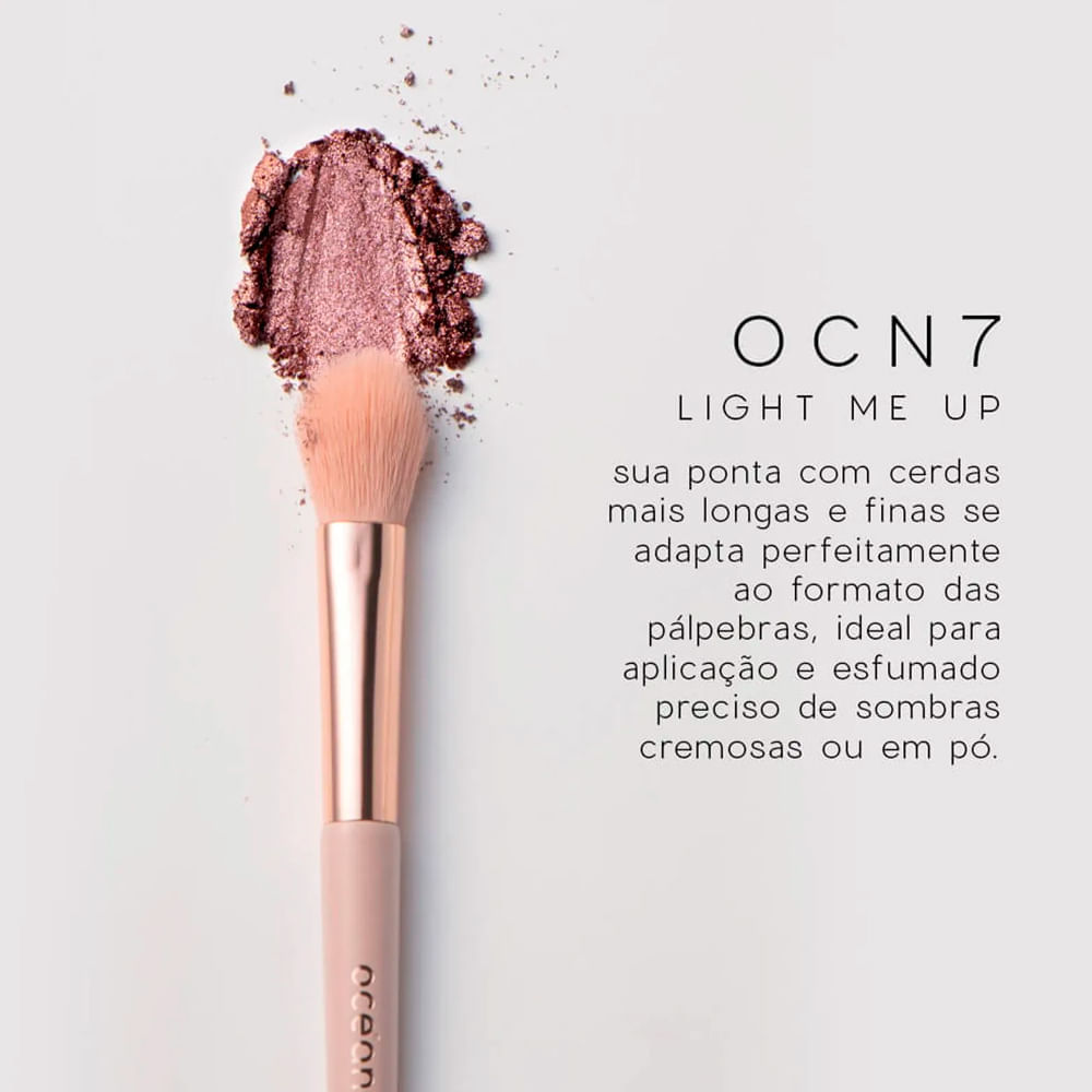 Kit Pincéis Océane Mini Brush Coral 5 Unidades