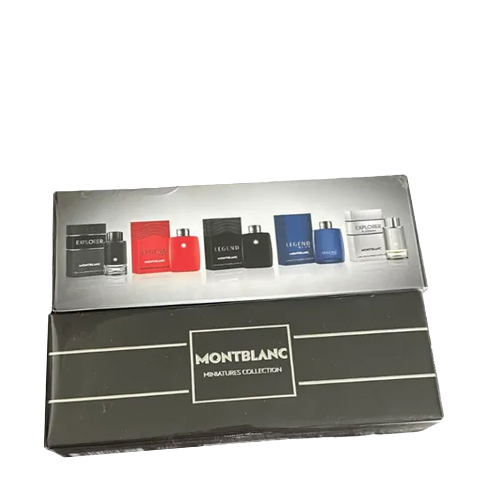 Kit Montblanc Perfumes Masculino em Miniaturas Collection 5 Unidades 4,5ml