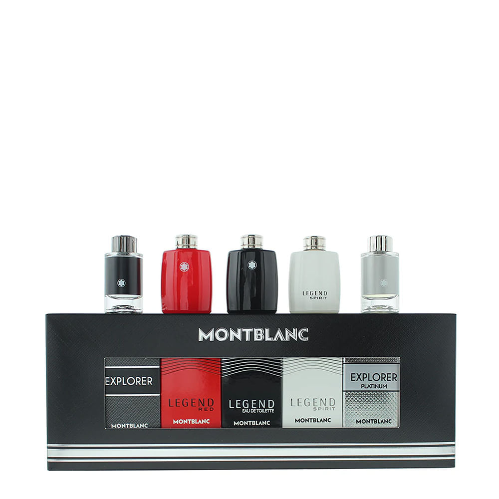 Kit Montblanc Perfumes Masculino em Miniaturas Collection 5 Unidades 4,5ml