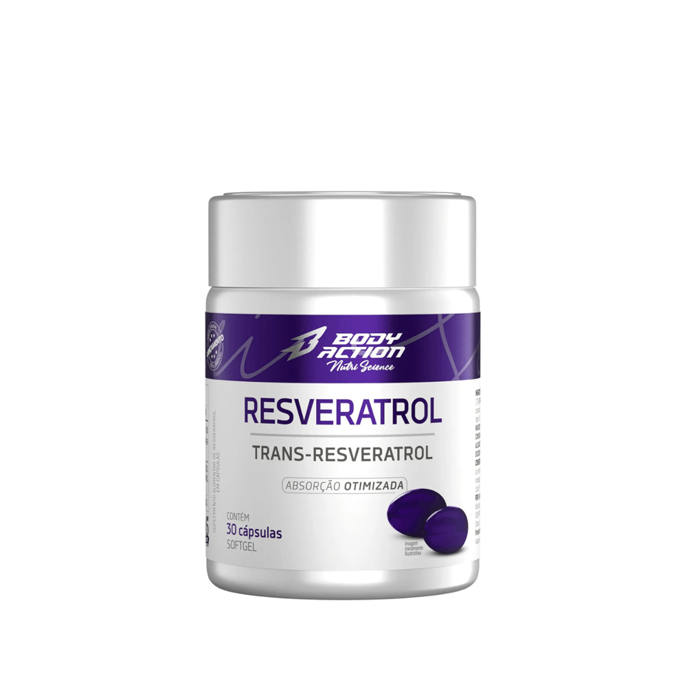 Resveratrol Bodyaction 30 Cápsulas