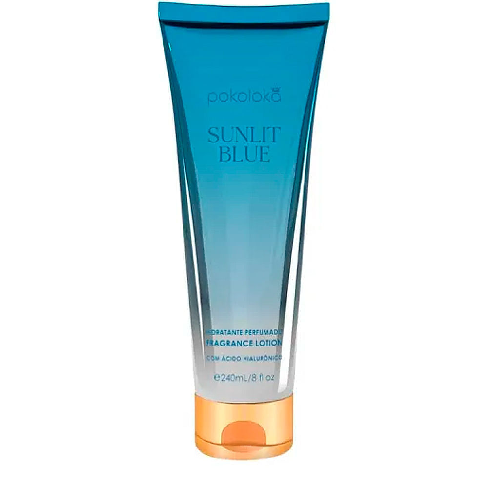Loção Hidratante Luxury Sunlit Blue Pokoloka 240ml
