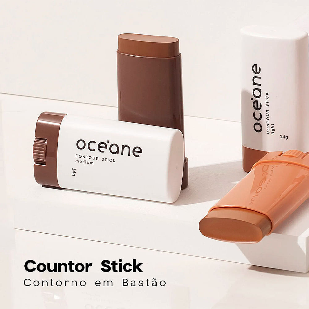 Contorno em Bastão Stick Bf Limited Océane Marrom Claro 14g